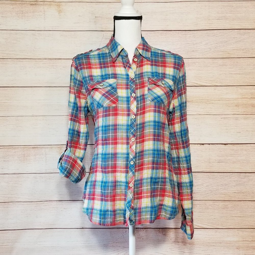 Postmark Fairweather plaid button up (24-073)